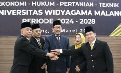 Direktur Marketing dan Kerjasama EWRC Indonesia Ratno Susanto Sampaikan Selamat atas Pelantikan Para Dekan di Lingkungan UWG Malang.