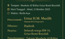 Meneladani Akhlak Rasulullah SAW untuk Membentuk Muslim yang Berakhlakul Karimah  Oleh: Eko Wiratno, Pendiri EWRC Indonesia